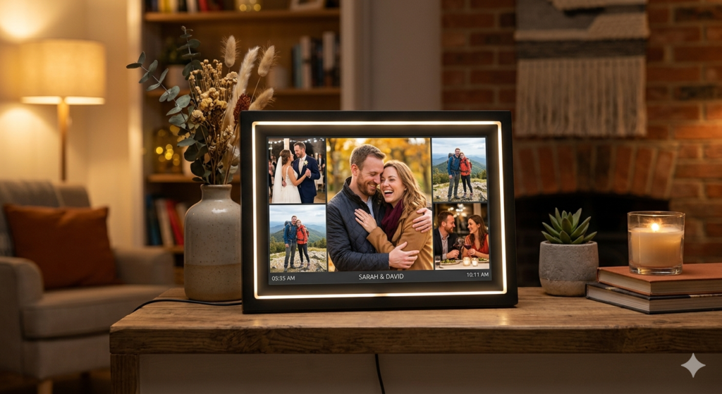 smart photo frame gift for couples Delhi